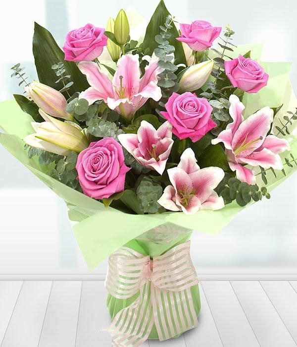 Pink Rose and Lily Classic Gift Box*