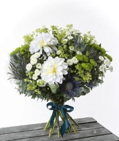 White Mix Natural Hand Tied